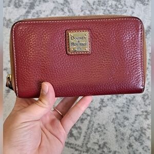 Dooney & Bourke Burgundy Leather Wallet